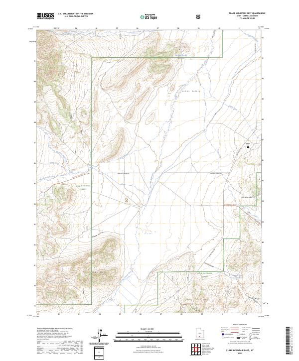 Flake Mountain East 2023 topographic map thumbnail