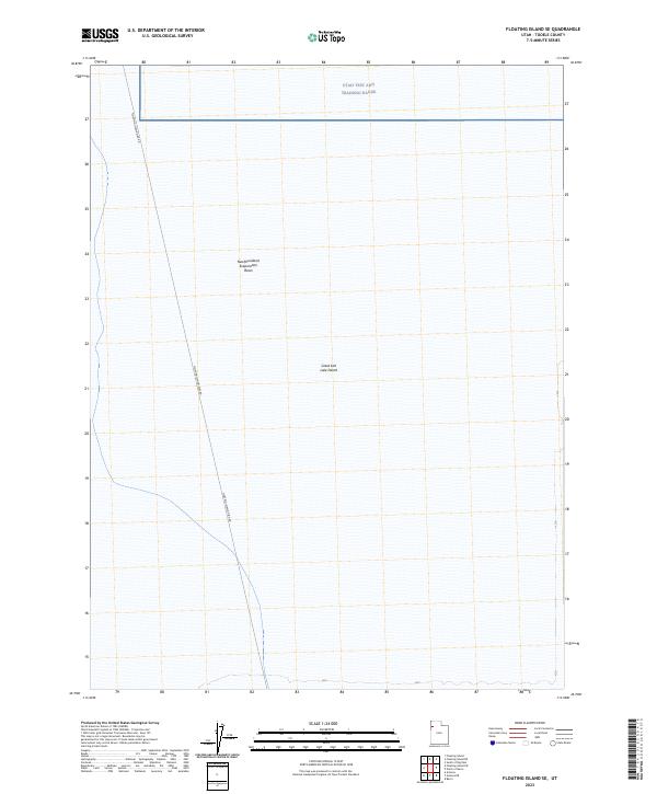 Floating Island SE topographic map thumbnail