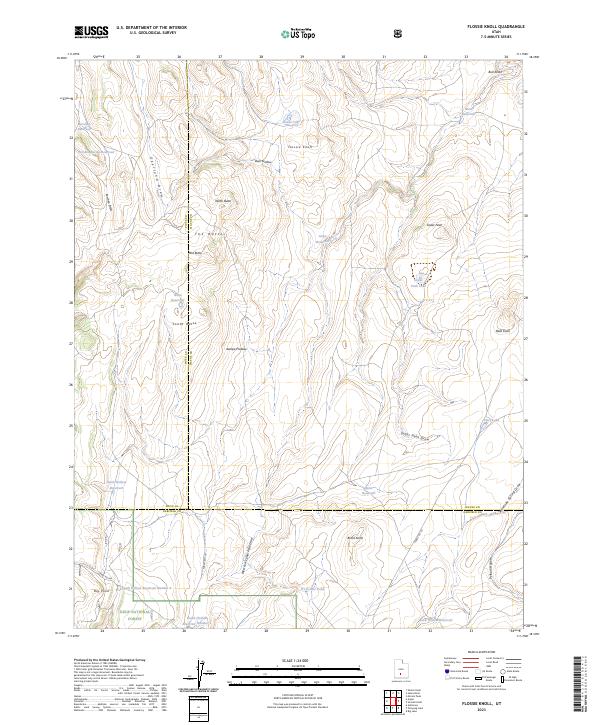 Flossie Knoll 2023 topographic map thumbnail
