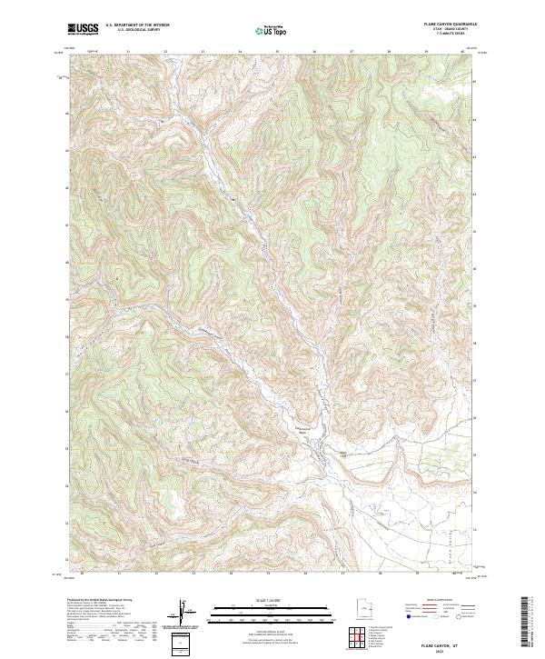 Flume Canyon 2023 topographic map thumbnail