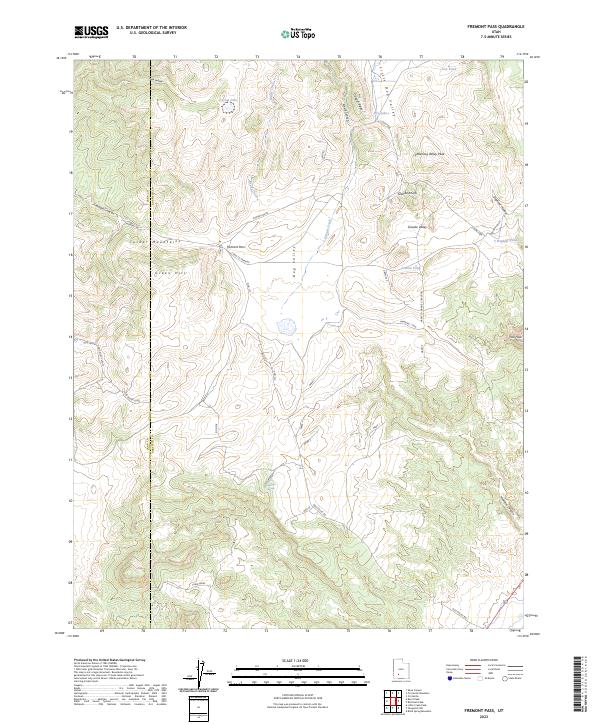 Fremont Pass 2023 topographic map thumbnail