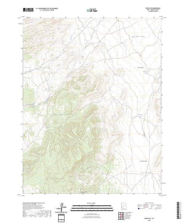 Frisco SW 2023 topographic map thumbnail