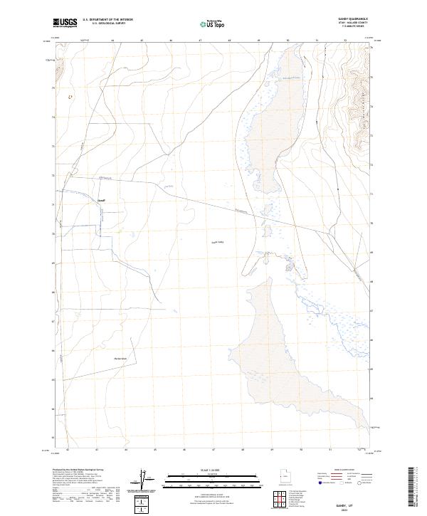 Gandy 2023 topographic map thumbnail
