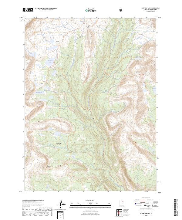 Garfield Basin 2023 topographic map thumbnail