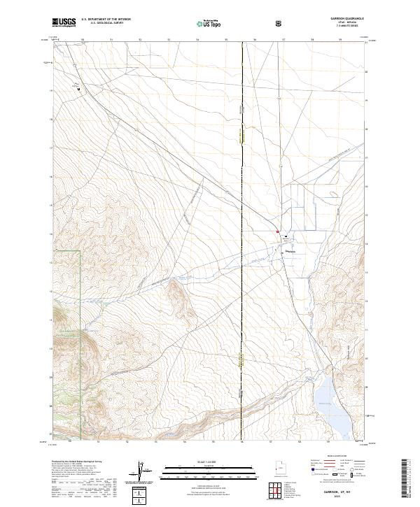 Garrison 2023 topographic map thumbnail