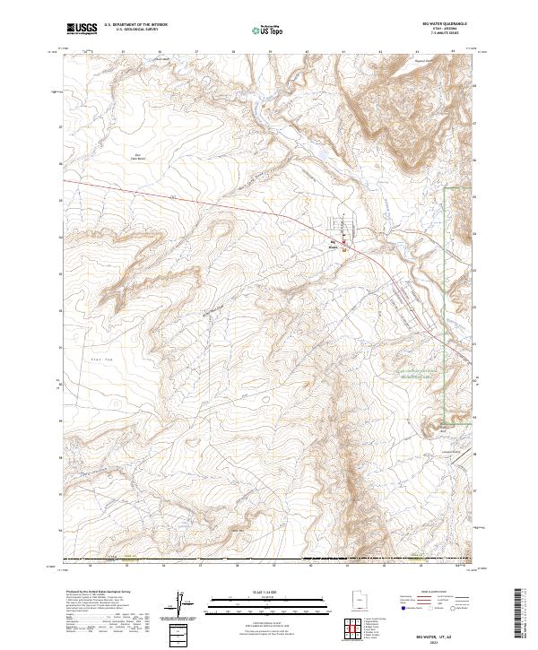 Big Water topographic map thumbnail