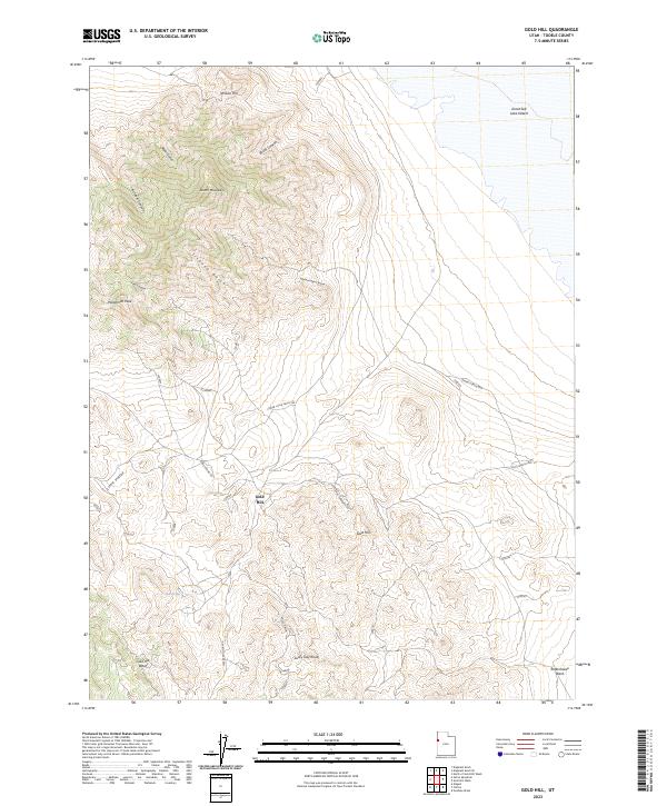 Gold Hill 2023 topographic map thumbnail