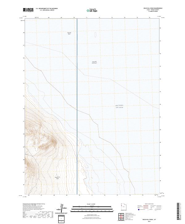 Gold Hill Wash topographic map thumbnail