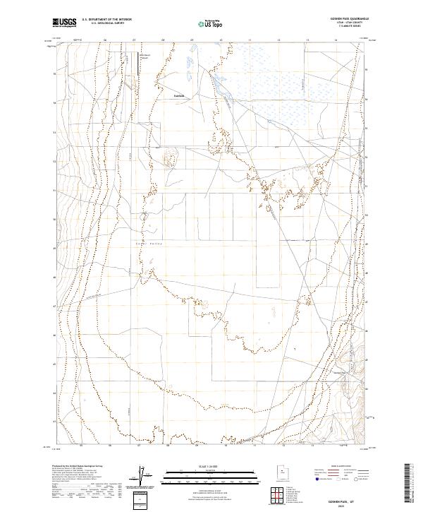 Goshen Pass 2023 topographic map thumbnail