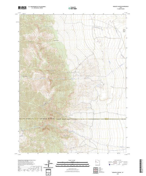Goshute Canyon 2023 topographic map thumbnail