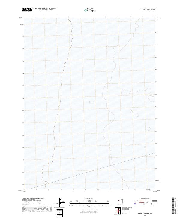 Granite Peak NW 2023 topographic map thumbnail