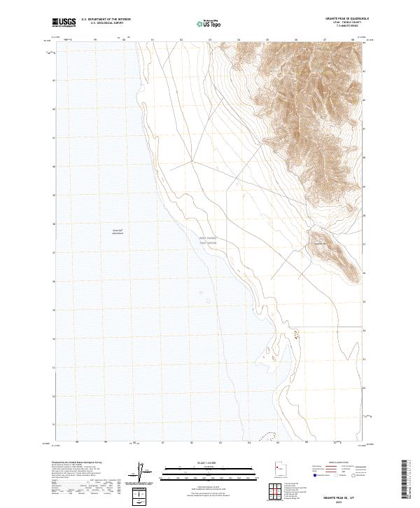 Granite Peak SE 2023 topographic map thumbnail