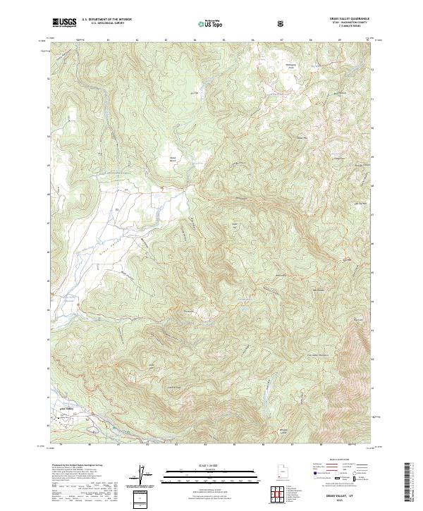 Grass Valley 2023 topographic map thumbnail