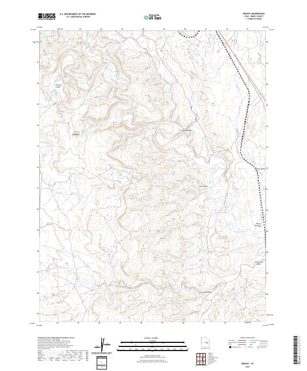 Grassy 2023 topographic map thumbnail