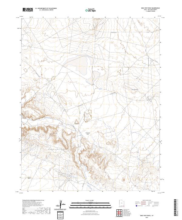 Gray Spot Rock 2023 topographic map thumbnail