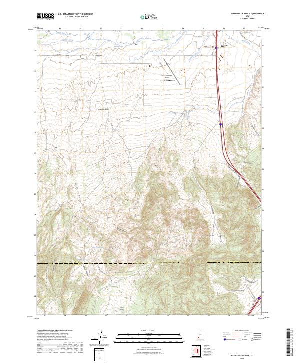Greenville Bench 2023 topographic map thumbnail