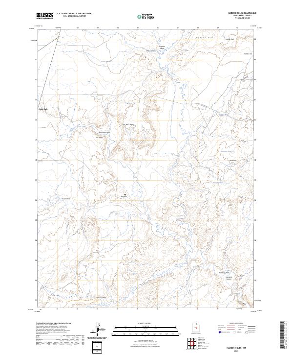 Hadden Holes 2023 topographic map thumbnail