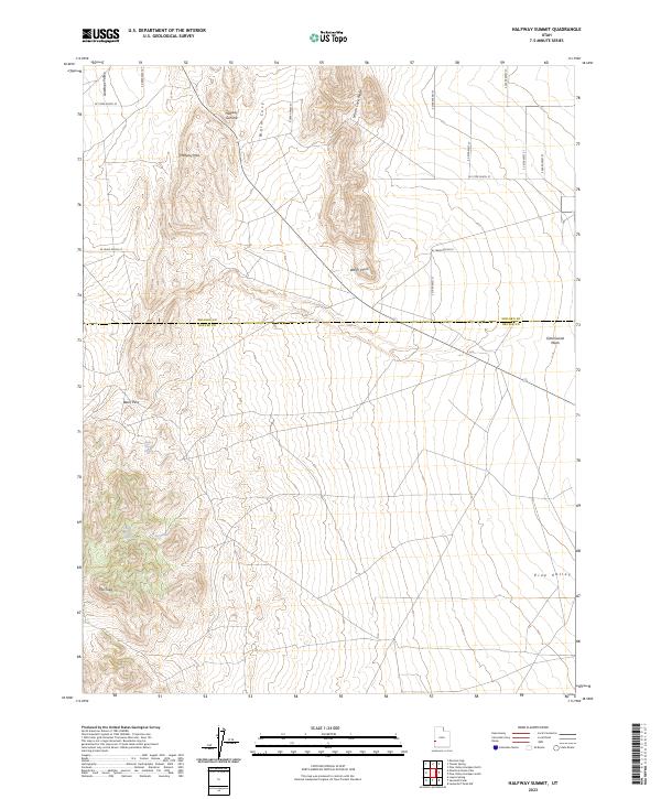 Halfway Summit 2023 topographic map thumbnail