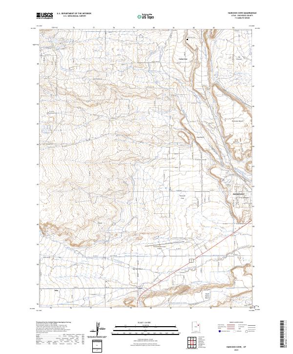 Hancock Cove 2023 topographic map thumbnail