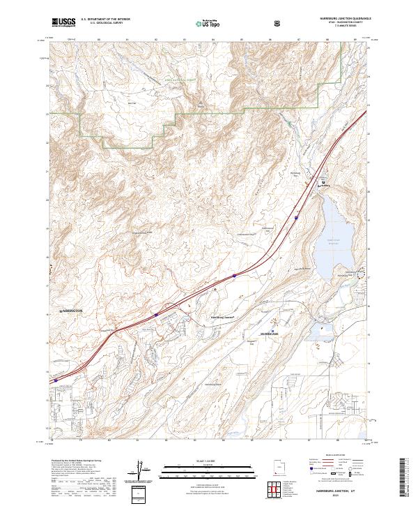 Harrisburg Junction 2023 topographic map thumbnail