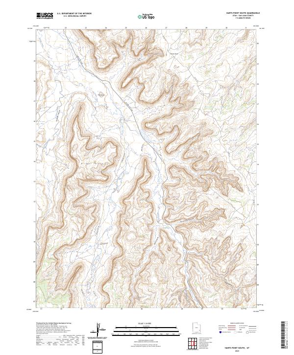 Harts Point South topographic map thumbnail