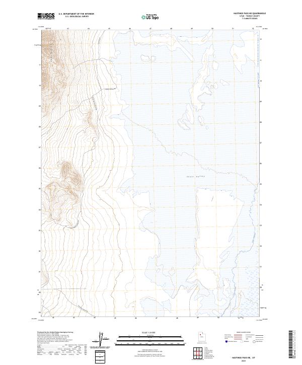 Hastings Pass NE topographic map thumbnail