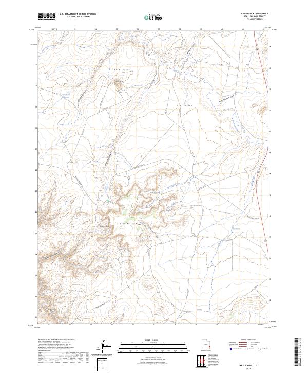 Hatch Rock 2023 topographic map thumbnail