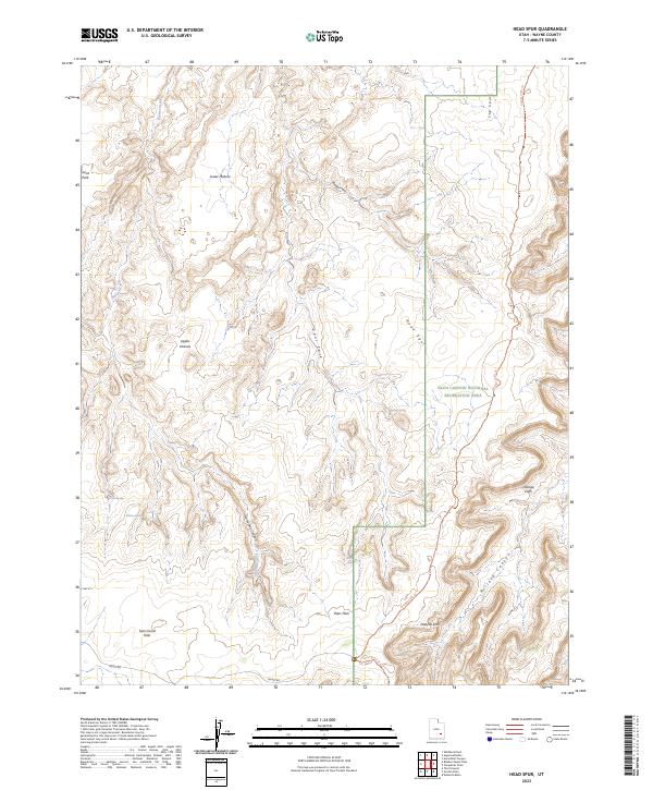 Head Spur 2023 topographic map thumbnail