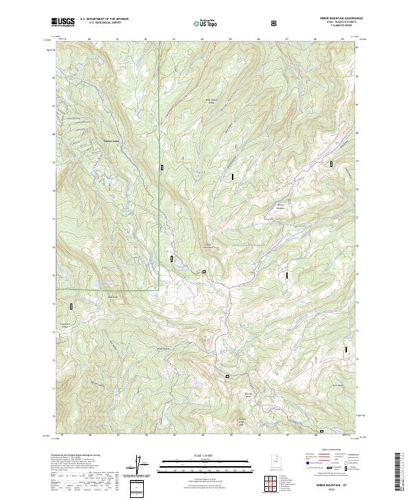 Heber Mountain 2023 topographic map thumbnail