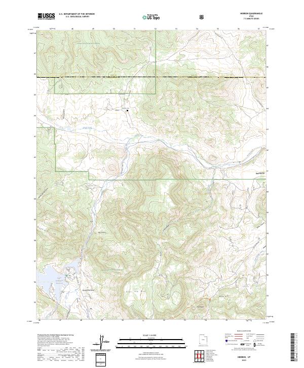 Hebron 2023 topographic map thumbnail