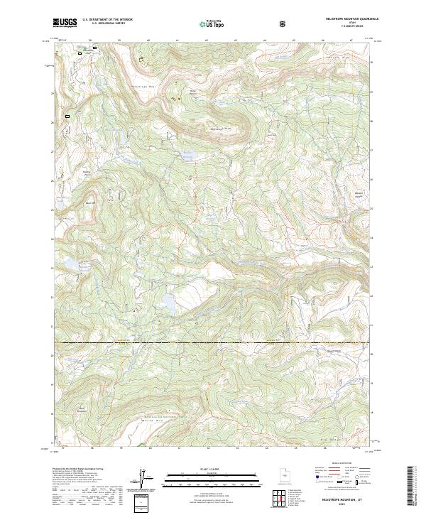 Heliotrope Mountain topographic map thumbnail