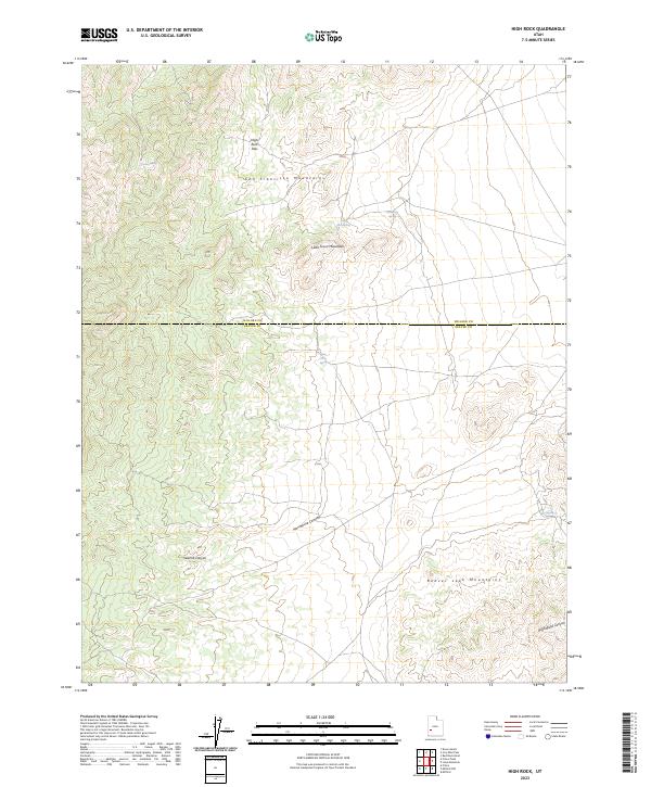 High Rock 2023 topographic map thumbnail