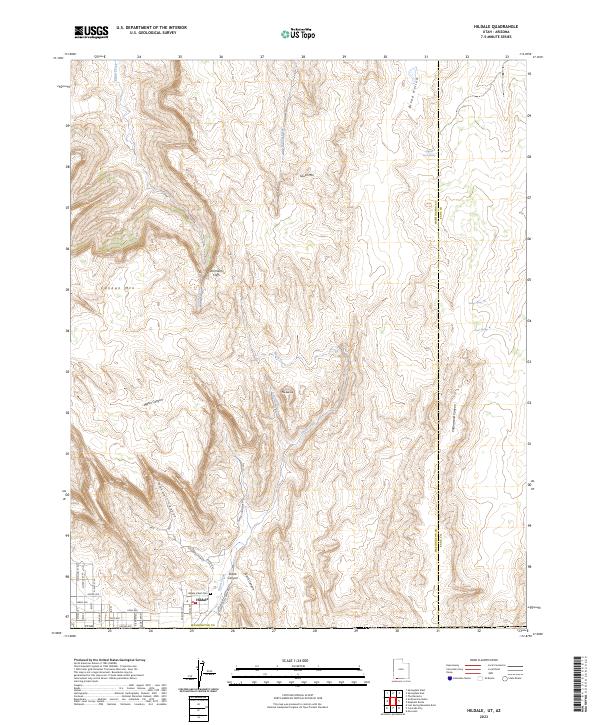 Hildale 2023 topographic map thumbnail