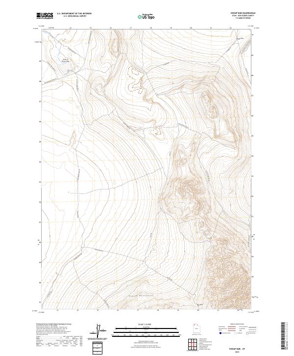 Hogup Bar 2023 topographic map thumbnail