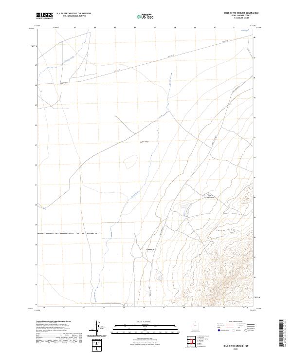 Hole in the Ground topographic map thumbnail