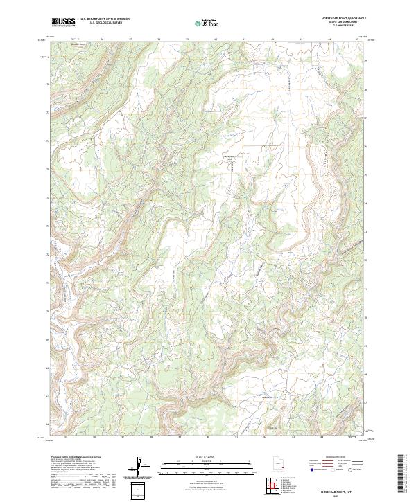 Horsehead Point 2023 topographic map thumbnail