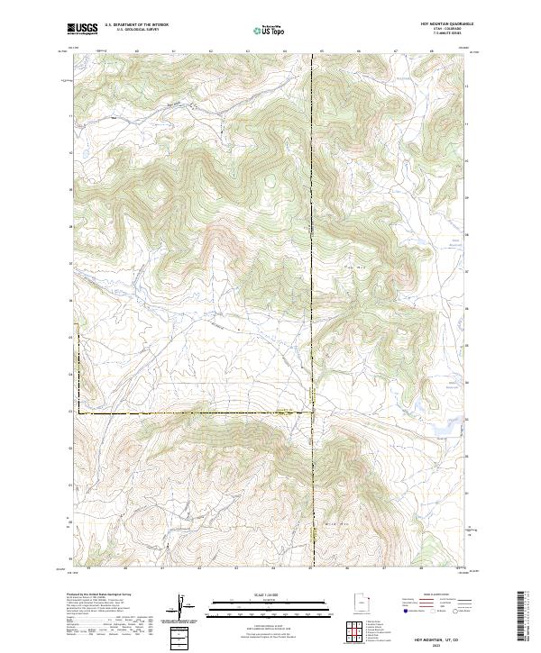 Hoy Mountain 2023 topographic map thumbnail