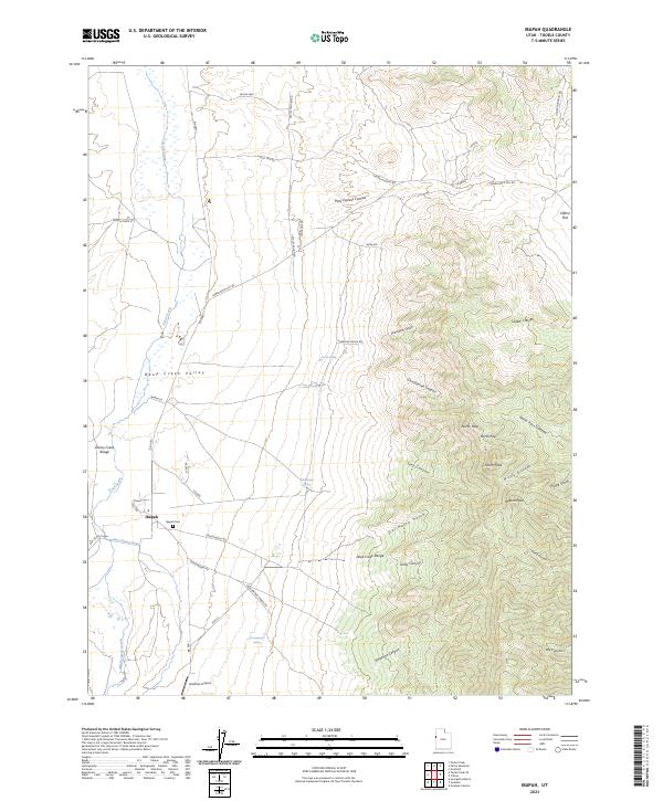 Ibapah 2023 topographic map thumbnail