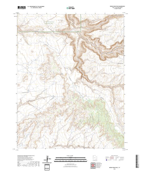 Indian Head Pass 2023 topographic map thumbnail