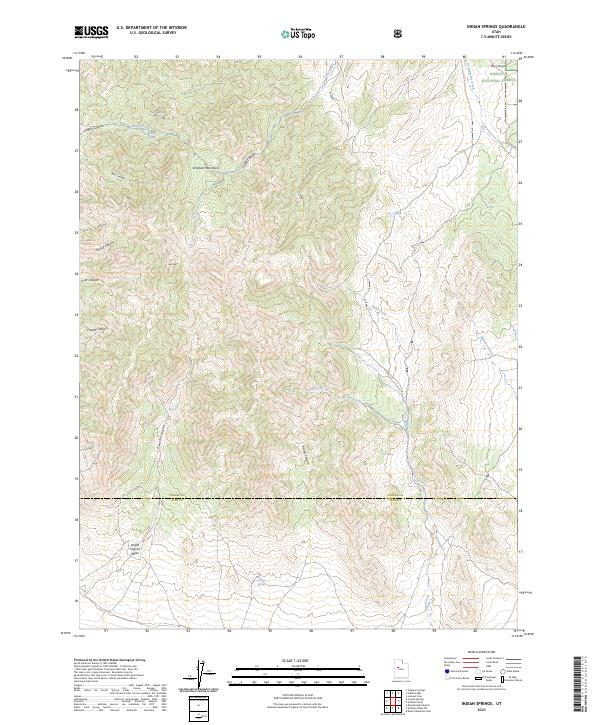 Indian Springs 2023 topographic map thumbnail