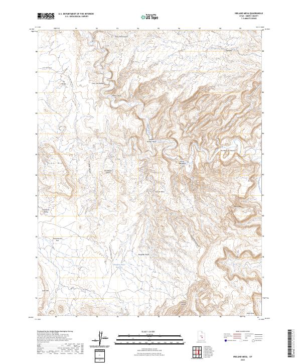Ireland Mesa topographic map thumbnail