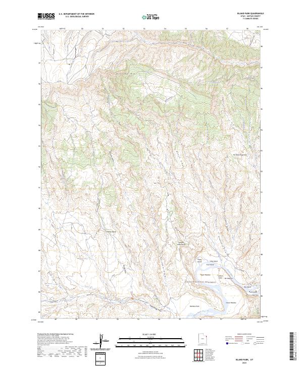 Island Park 2023 topographic map thumbnail