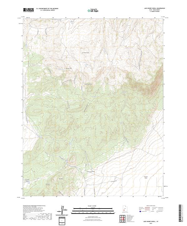 Jack Henry Knoll 2023 topographic map thumbnail