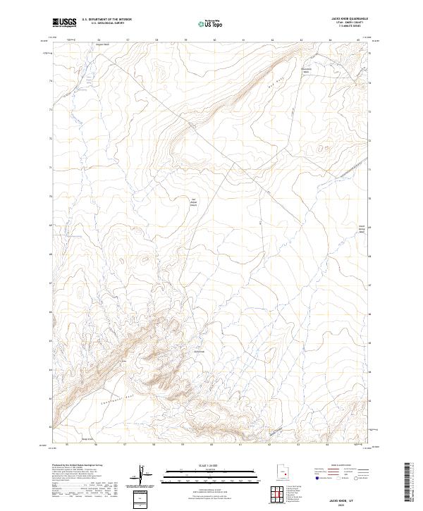 Jacks Knob 2023 topographic map thumbnail