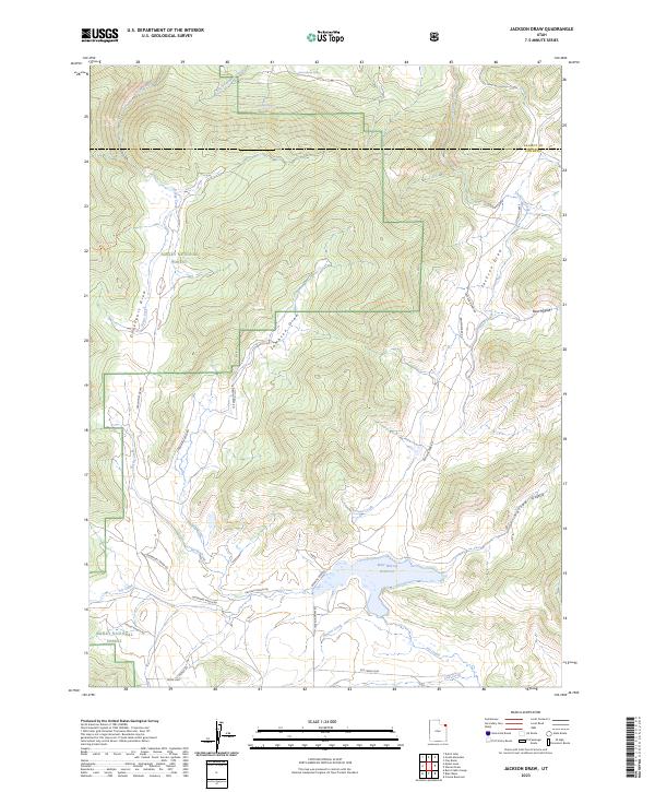 Jackson Draw 2023 topographic map thumbnail