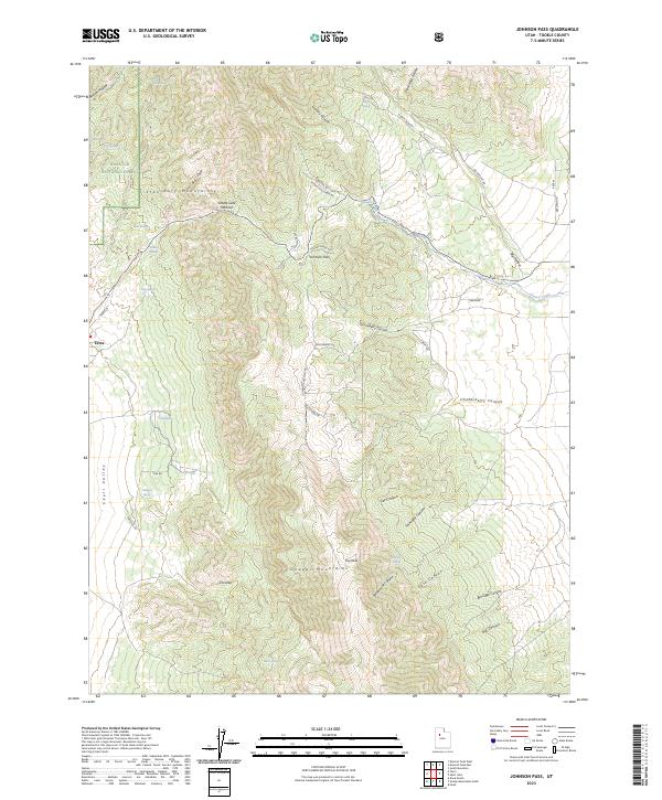 Johnson Pass 2023 topographic map thumbnail