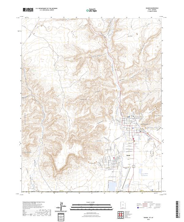 Kanab 2023 topographic map thumbnail