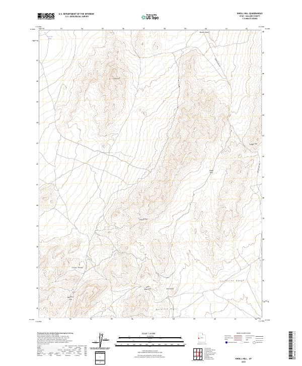 Knoll Hill 2023 topographic map thumbnail