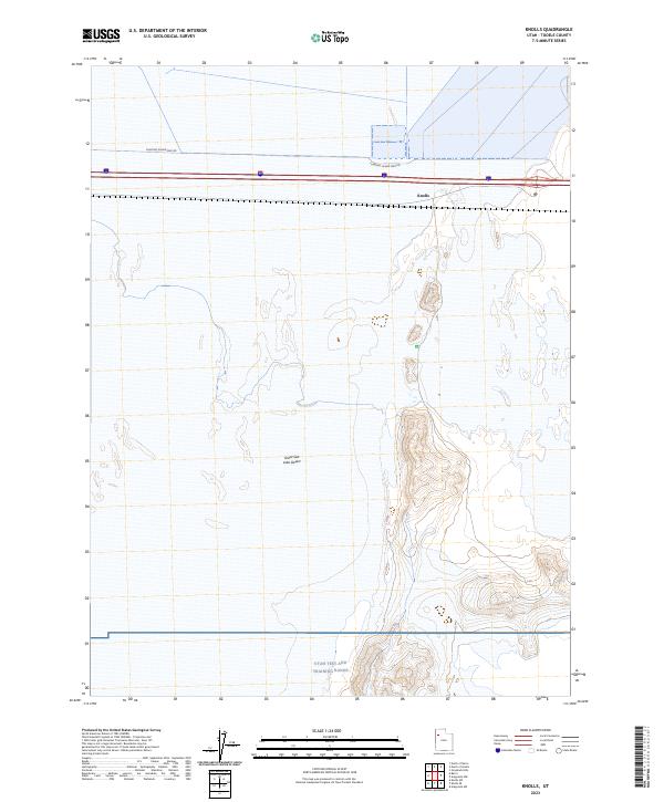 Knolls 2023 topographic map thumbnail