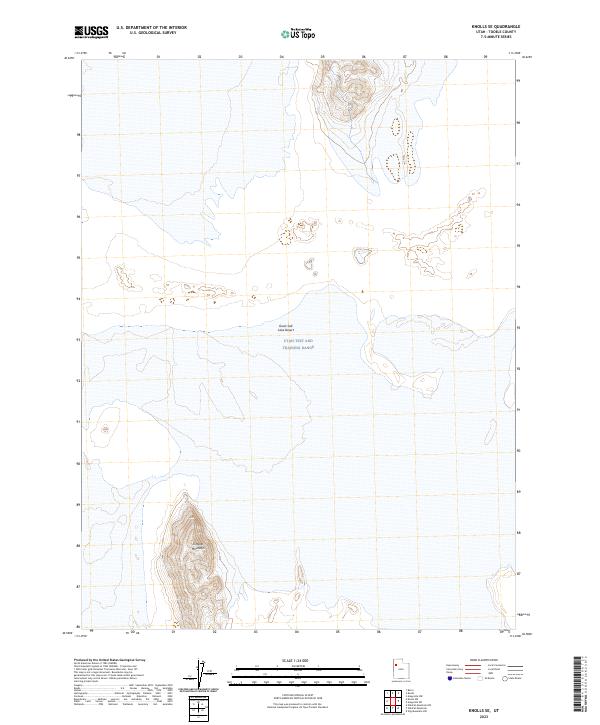 Knolls SE 2023 topographic map thumbnail